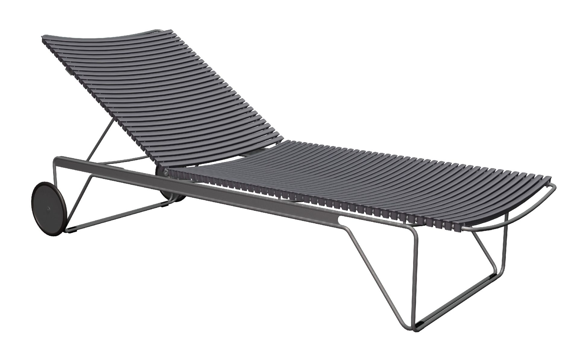 Click verstelbare chaise longue voor buiten Houe