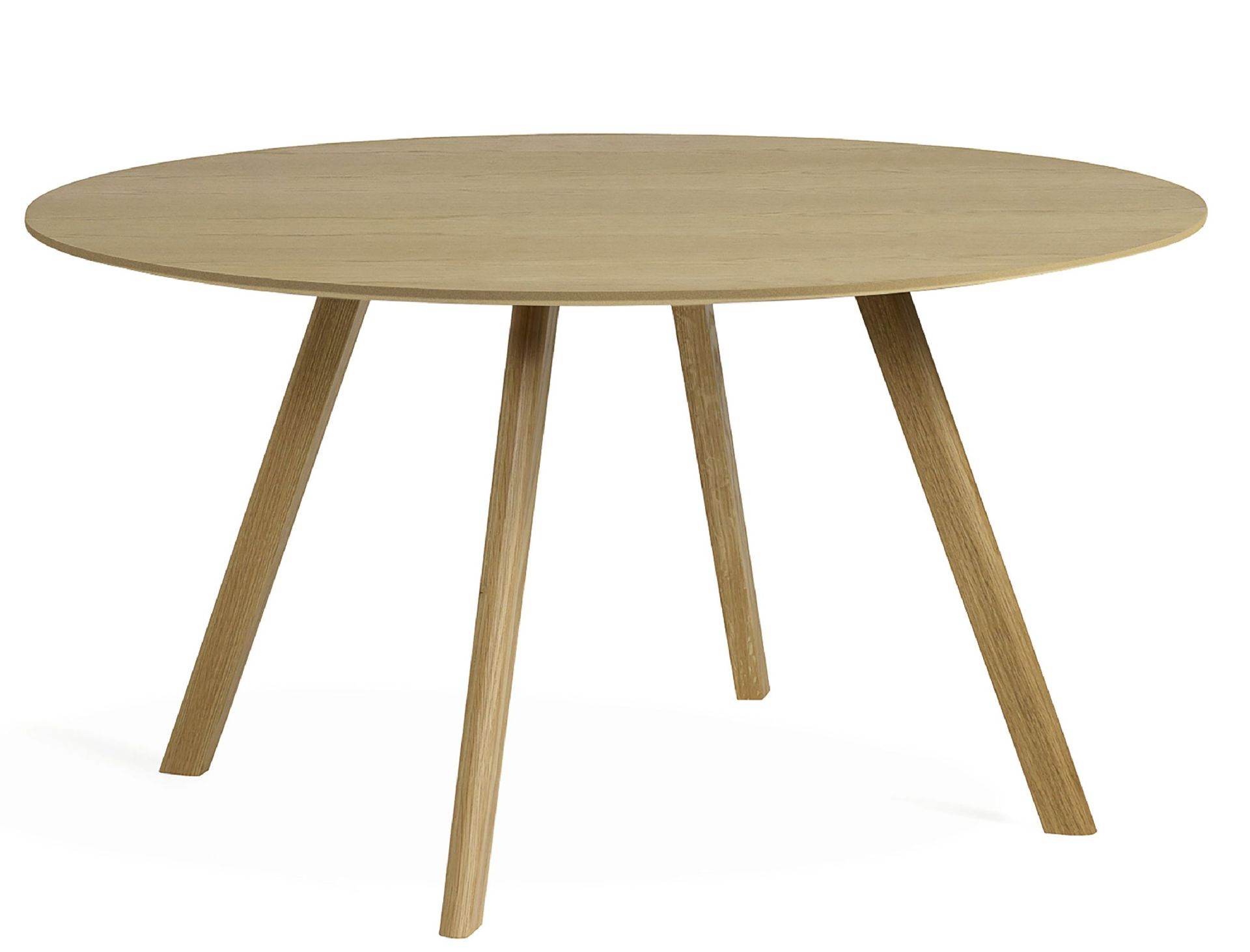 Copenhague Table CPH 25 ronde tafel  Ø 140 cm gelakt eikenhout Hay UNIEK EXEMPLAAR