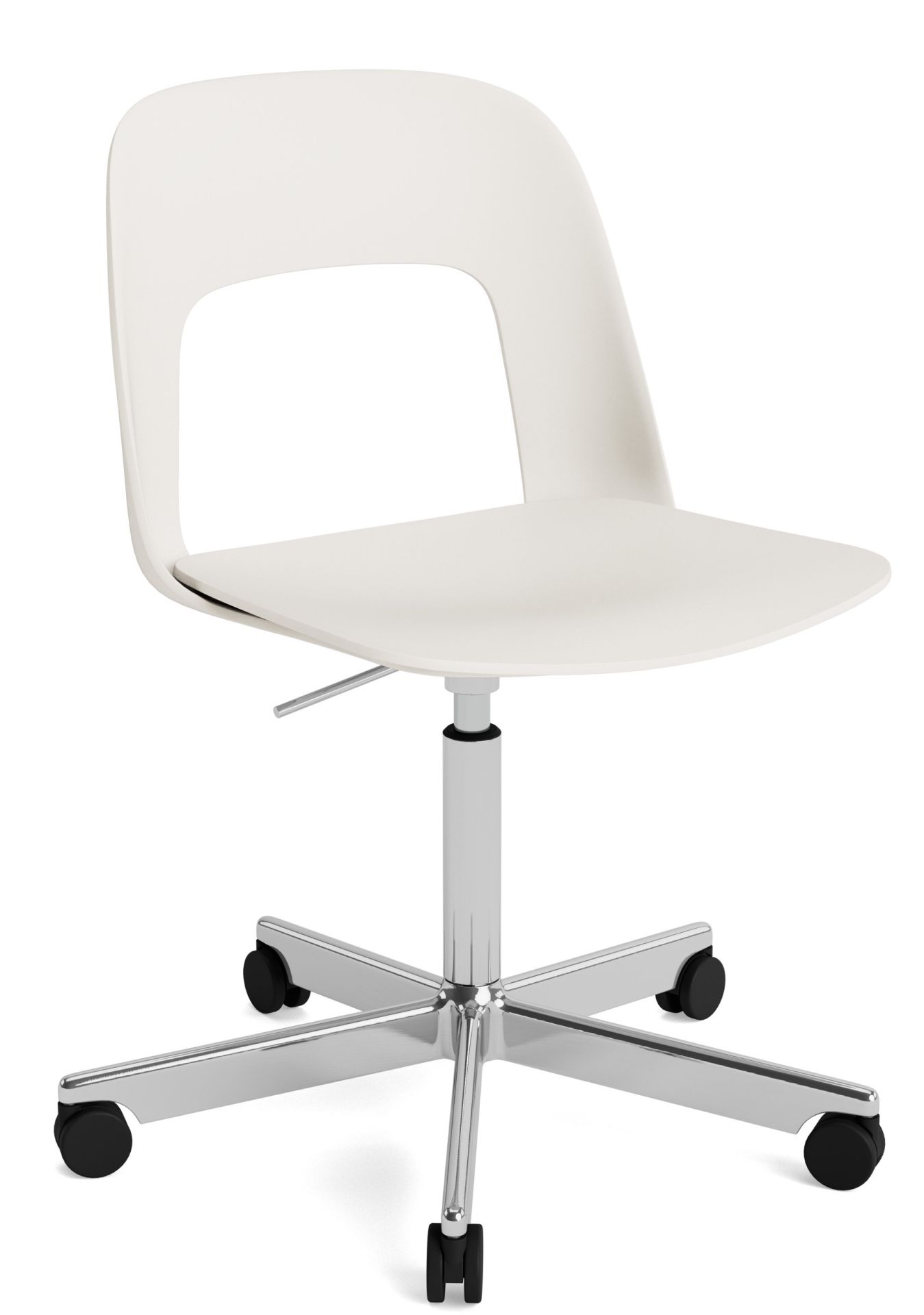 Layout Side Chair 141 stoel met vijfpotig draaivoet van Hay