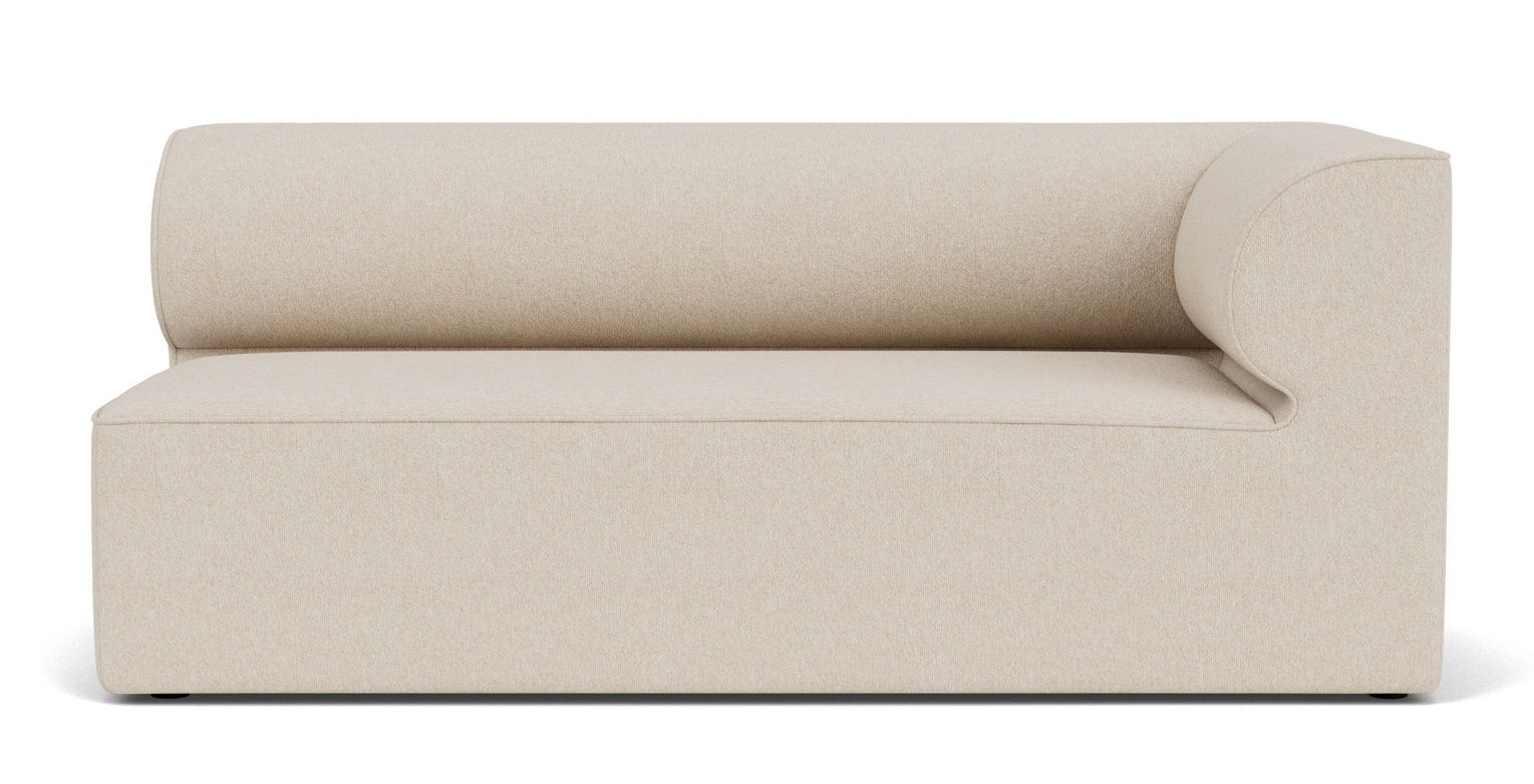 Eave Modular Sofa von Audo Copenhagen, beige Ecke, modernes Design für Wohnzimmer und Loungemöbel.