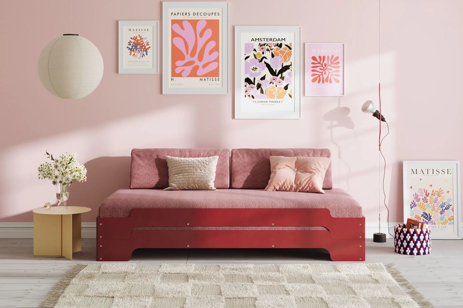 Afgerond rugkussen voor stapelbare ligstoel Müller Small Living