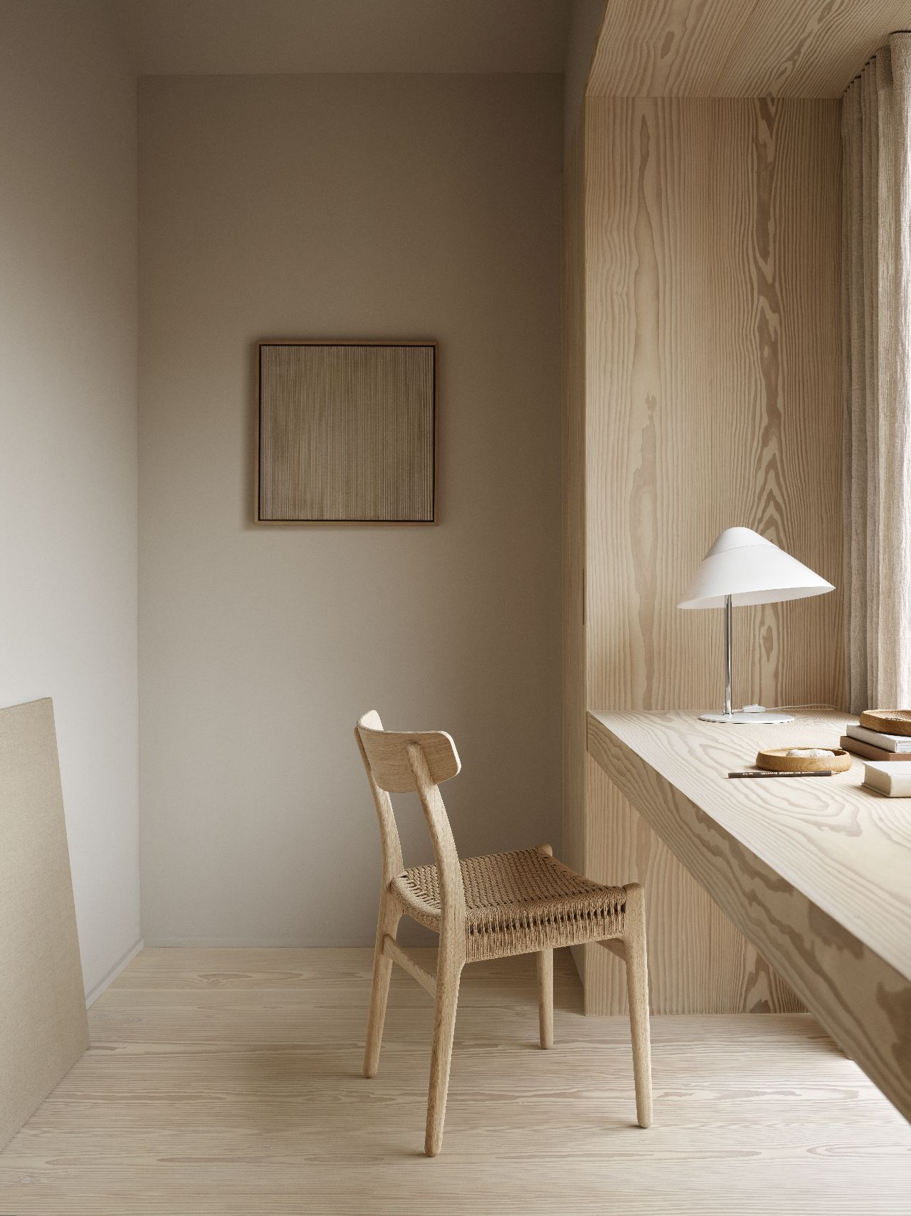 CH23 houten stoel van Carl Hansen & Søn