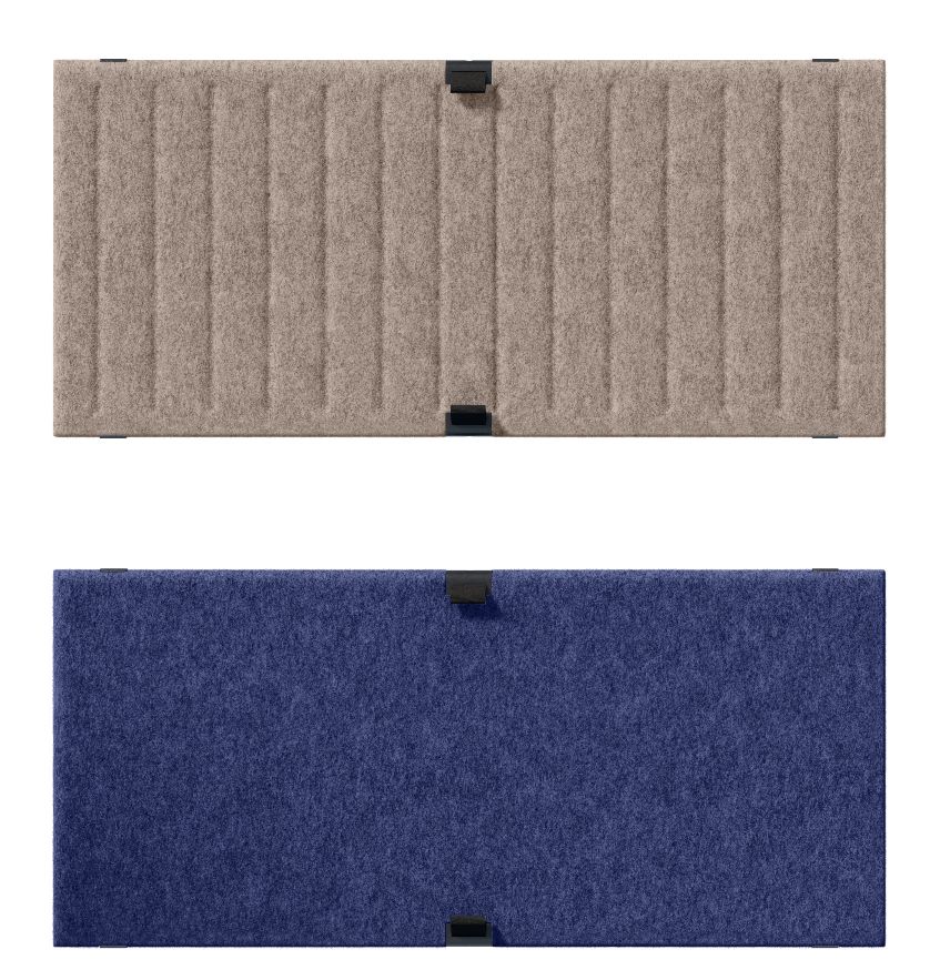 USM Haller Soft Panel Duo 750 Verticaal Taupe