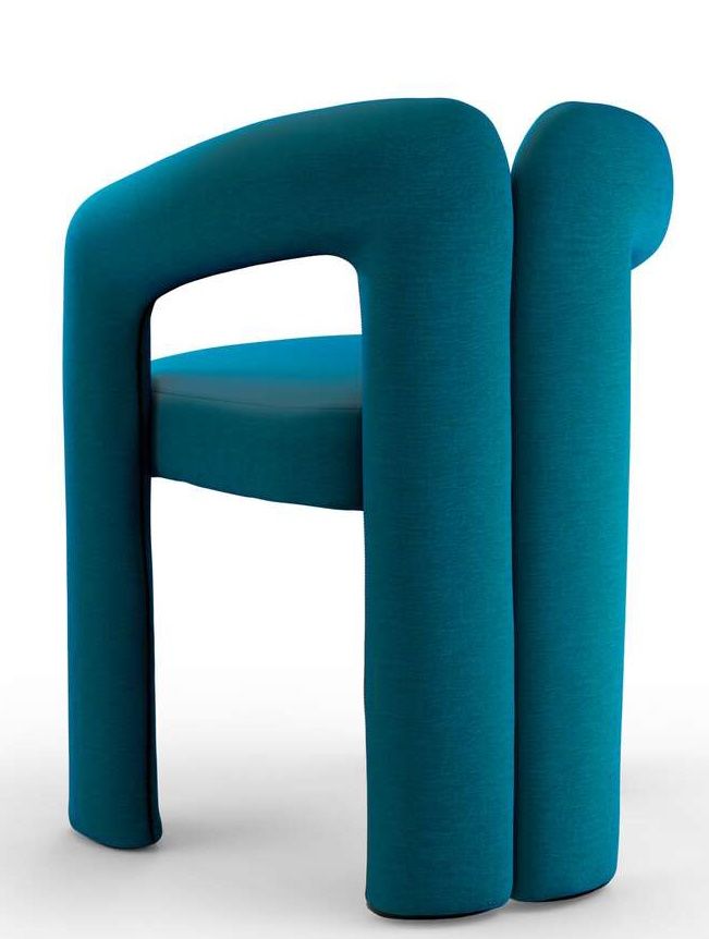 Türkisfarbener 562 Dudet Sessel von Cassina, moderne Sitzgelegenheit mit einzigartigem, skulpturalem Design für stilvolles Wohnen.