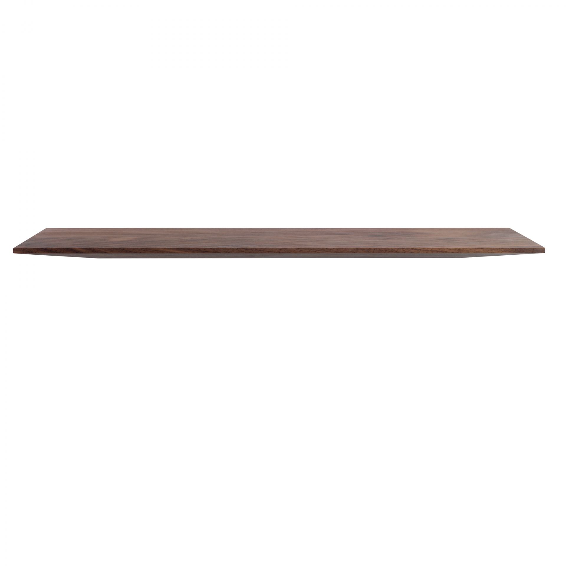 Schönbuch Cut Wandablage in Walnuss, 60 cm breit. Moderne Wandkonsole für Flur und Wohnraum.