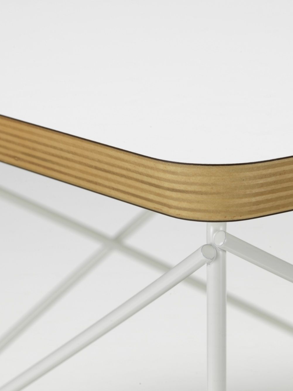 Bijzettafel LTR HPL Wit-WIT GEPOEDERCOAT Vitra UNIEK EXEMPLAAR 
