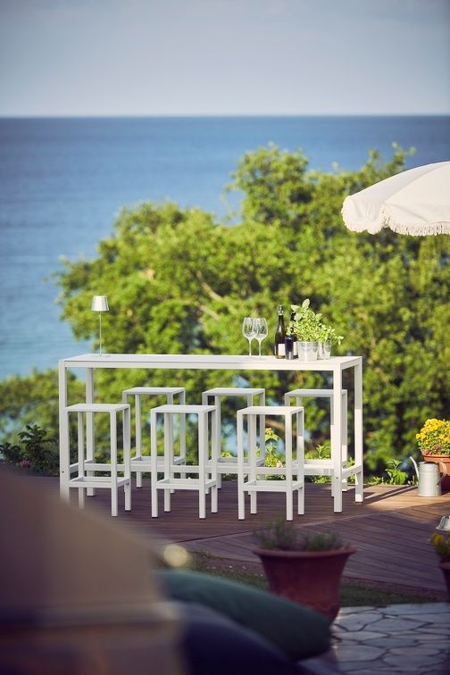 Happy Hour Outdoor-bartafel van Jan Kurtz