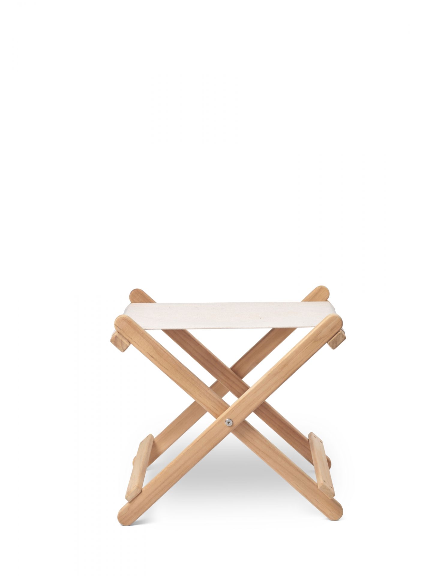 Borge Mogensen Hocker für den Außenbereich von Carl Hansen & Søn aus Teakholz.