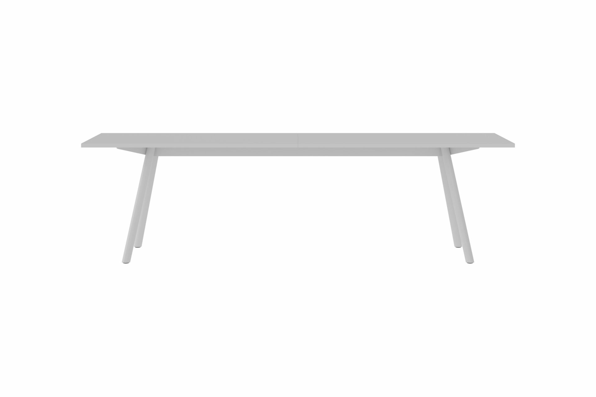 Heller New Tendency Masa Tisch mit minimalistischem Design und geraden Tischbeinen.