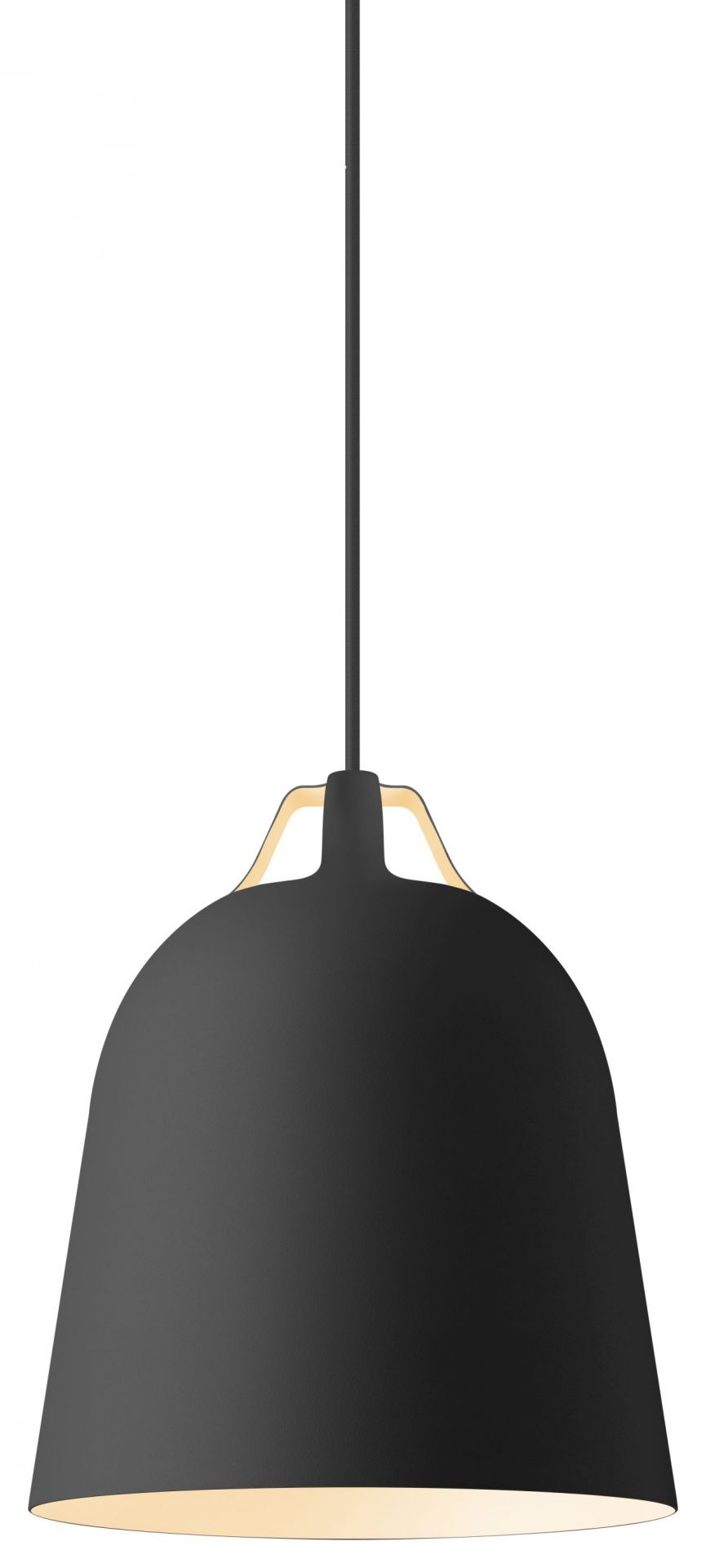 Schwarze Clover Pendelleuchte von Eva Solo, Durchmesser 21 cm, moderne Hängelampe für Wohnraumbeleuchtung.