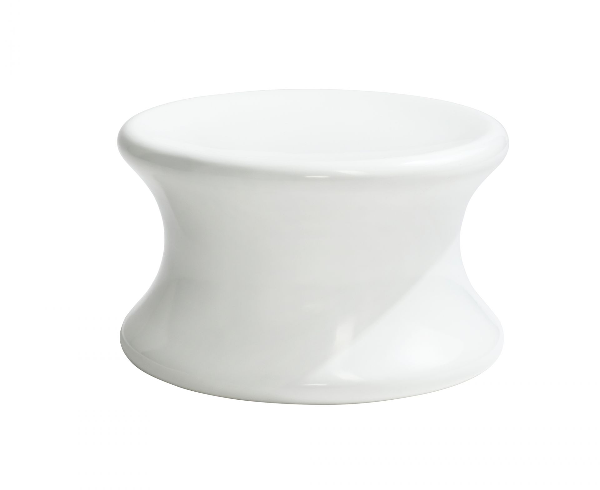 Weißer Mushroom Hocker von Eero Aarnio Originals, moderner Designhocker für Wohnzimmer und Kinderzimmer.