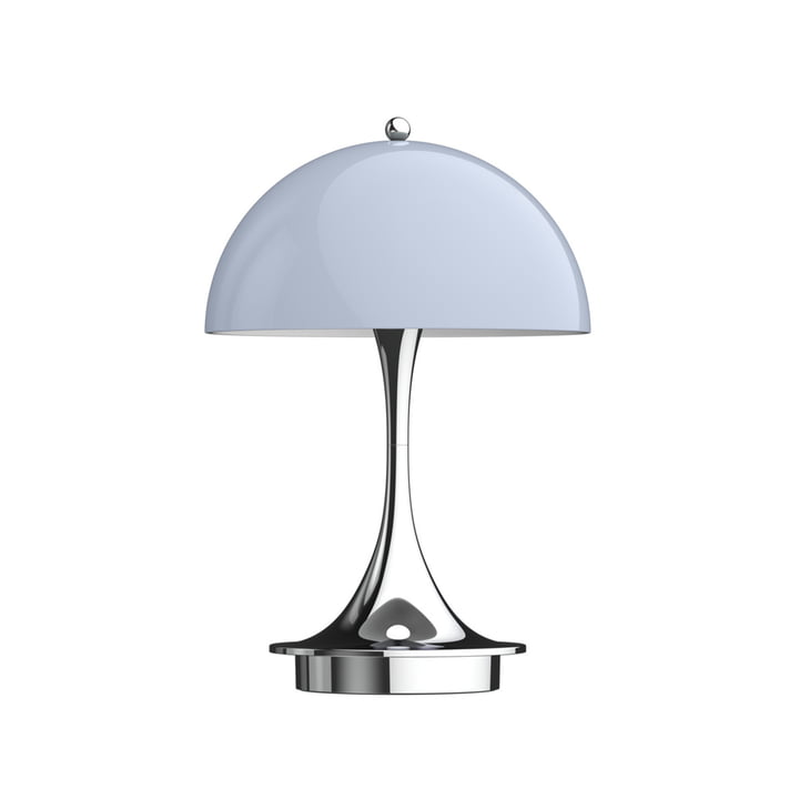 Panthella 160 draagbare LED-tafellamp op accu voor binnen en buiten, BURGUNDY, Louis Poulsen, UNIEK EXEMPLAAR 