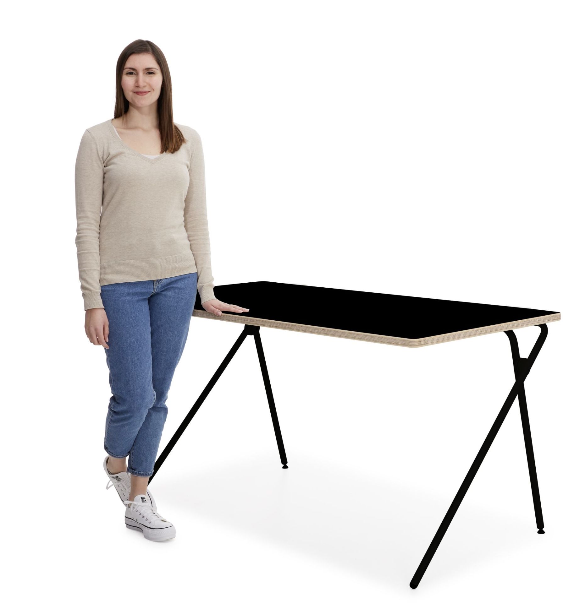 Plato opklapbaar secretaire / bureau van Müller Möbelwerkstätten