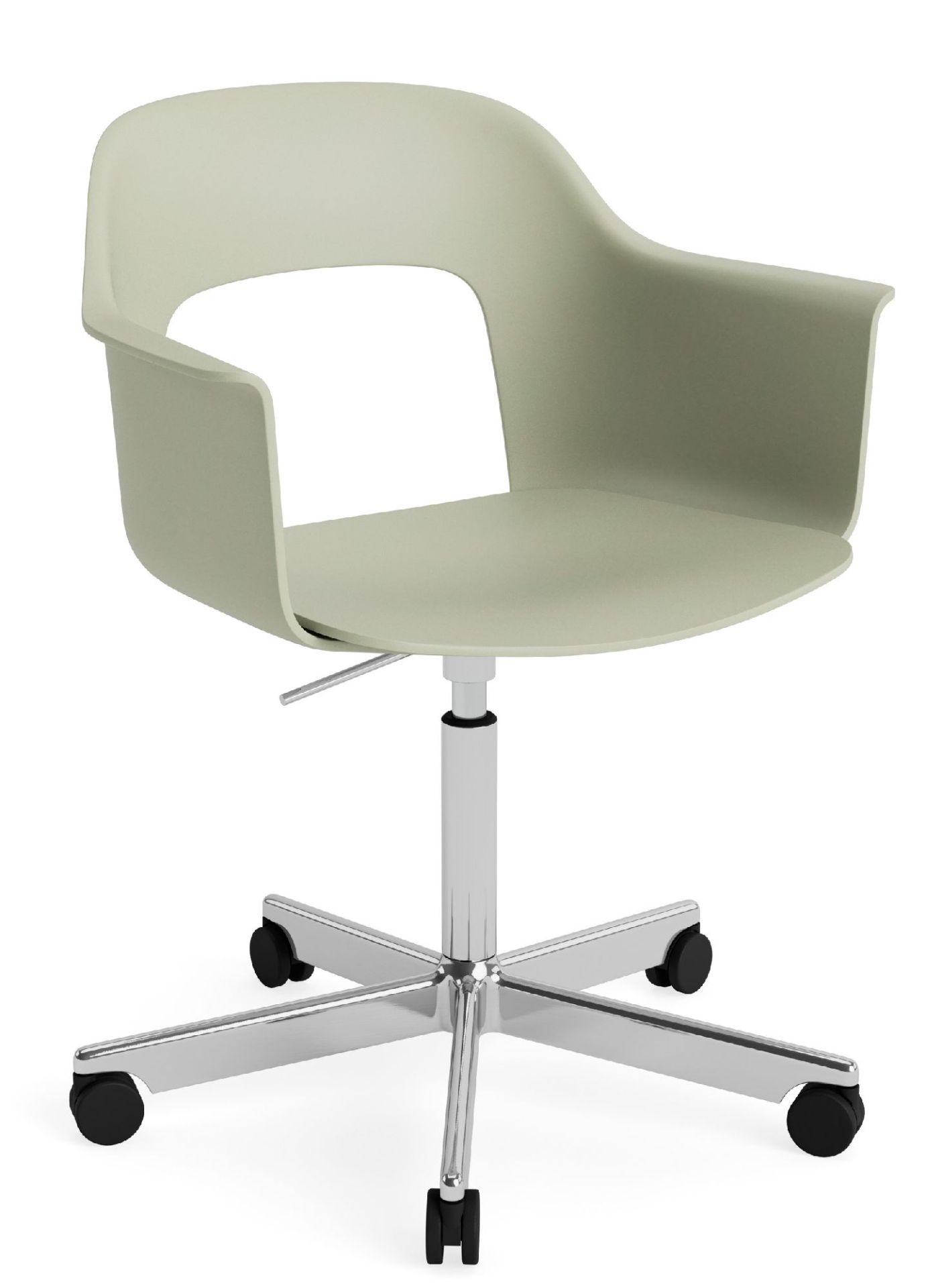 Layout Armchair 241 Fauteuil met 5-sterrenvoet, draaimechanisme met gasveer Hay