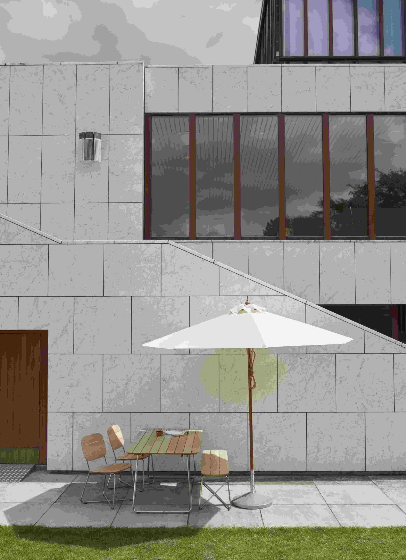 Messina-parasol Skagerak by Fritz Hansen Ø 210 cm / Gebroken wit