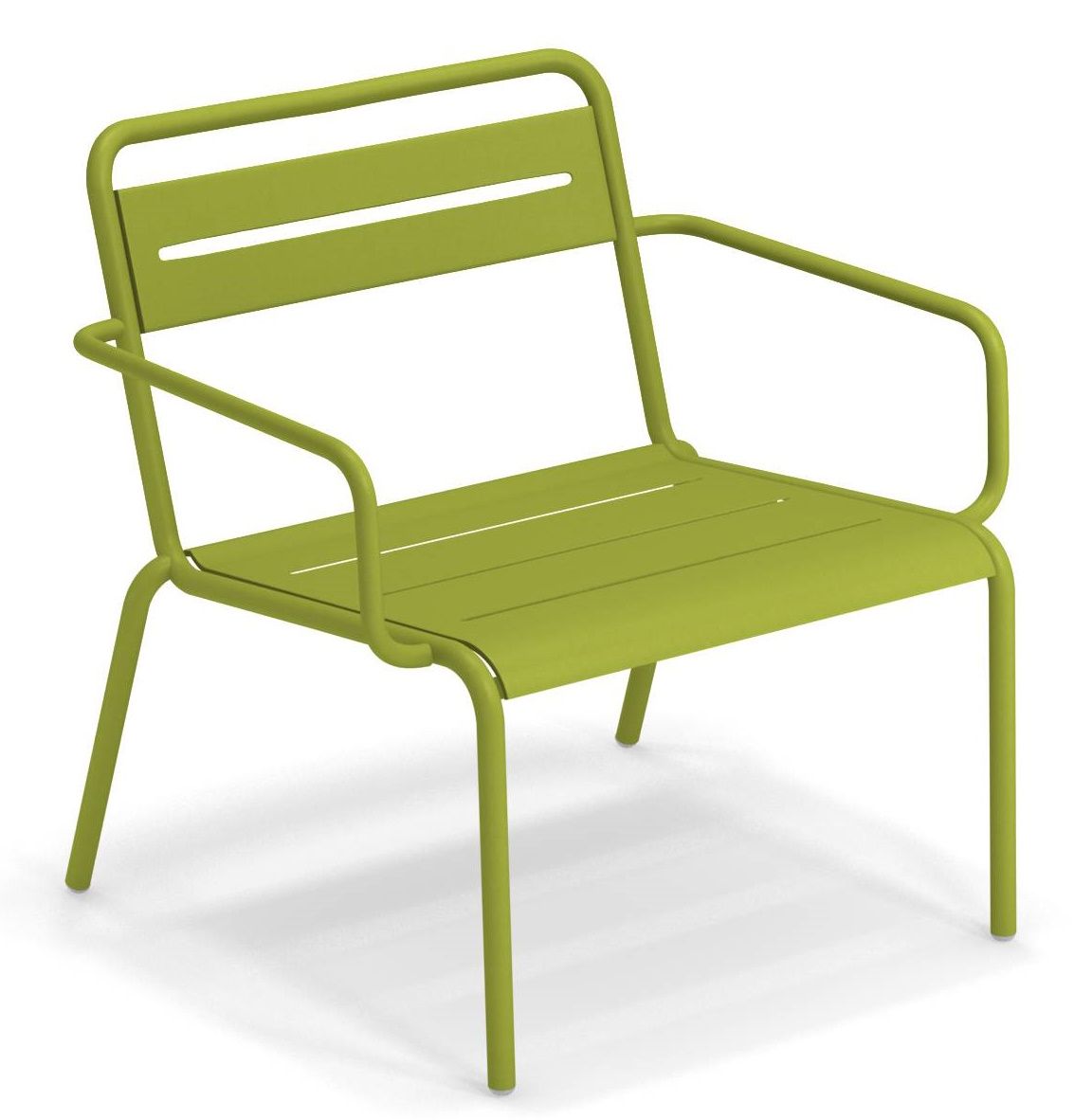 Grüner Star Lounge Chair Sessel von Emu für den Außenbereich, Garten und Terrasse.