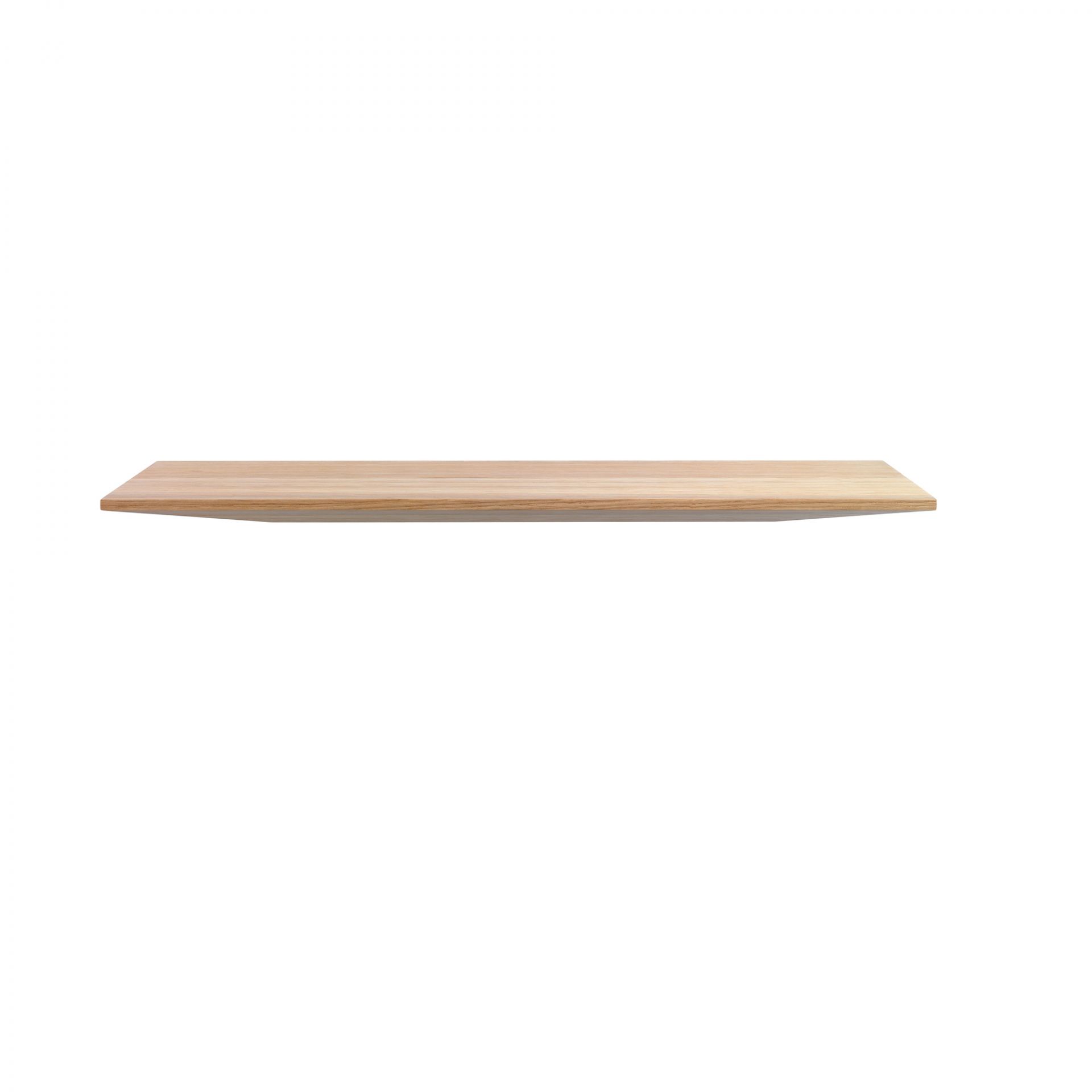 Schönbuch Cut Wandablage, 45 cm breit, aus hellem Holz, moderne Wandkonsole für Wohnzimmer.