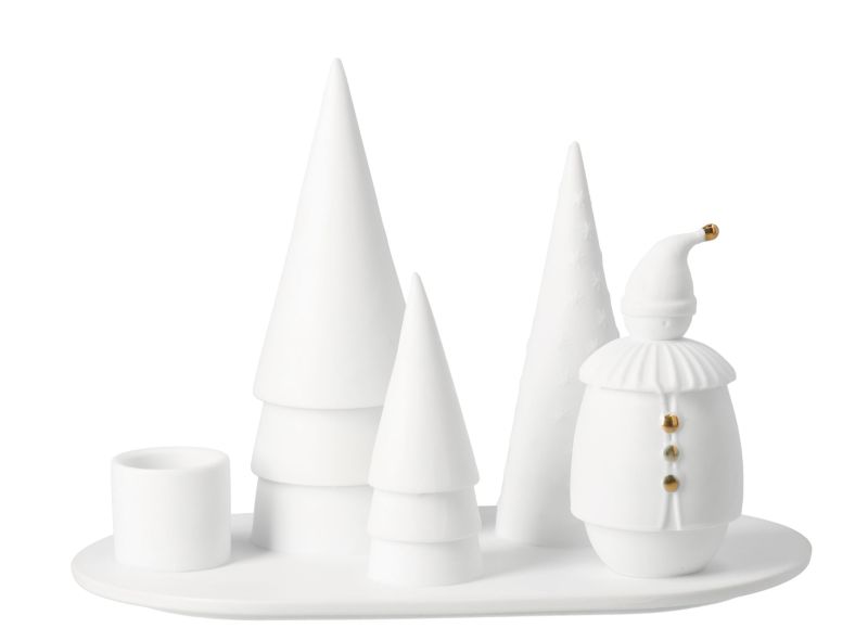 Kandelaar Kerstman met Räder