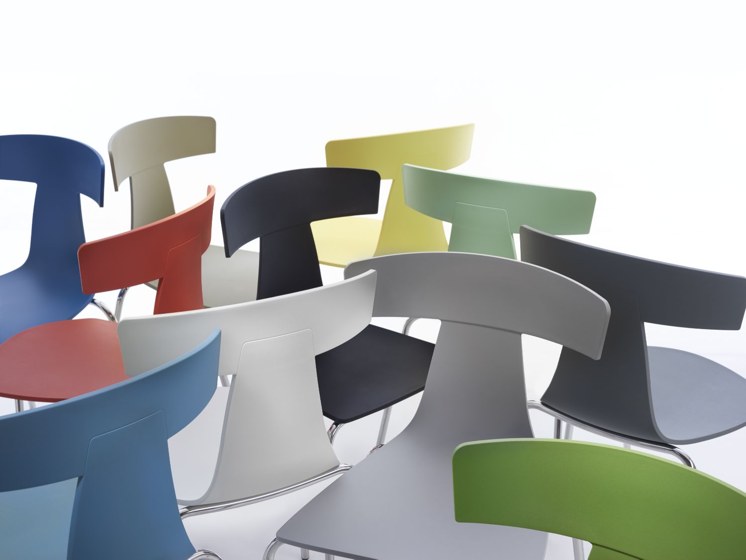 Remo Plastic Chair kunststof stoel Plank