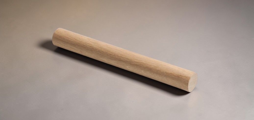 Eikenhouten deegroller 50 cm breed