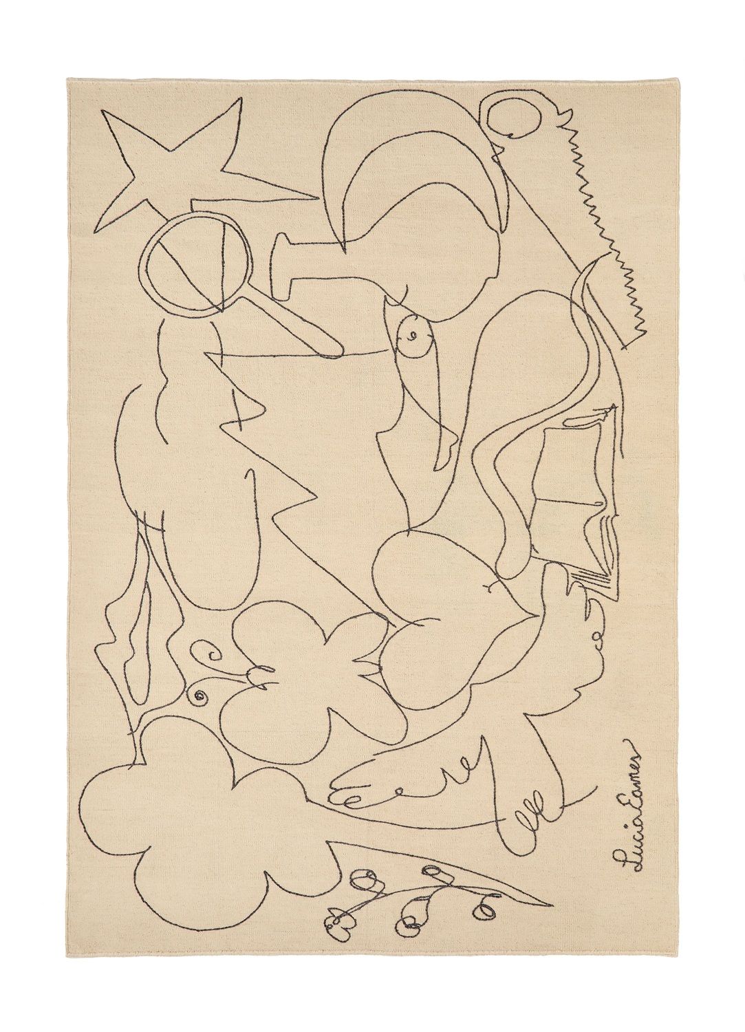 Lucia Eames Discovery-tapijt van Nanimarquina