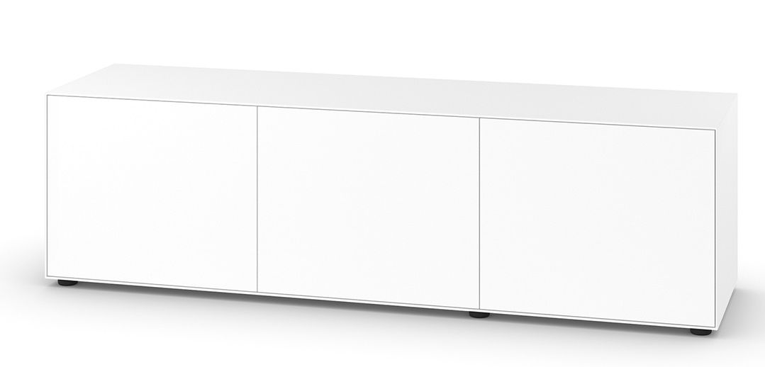 Weißes Nex Pur Box Board von Piure mit drei Türen für modernes Wohnen.