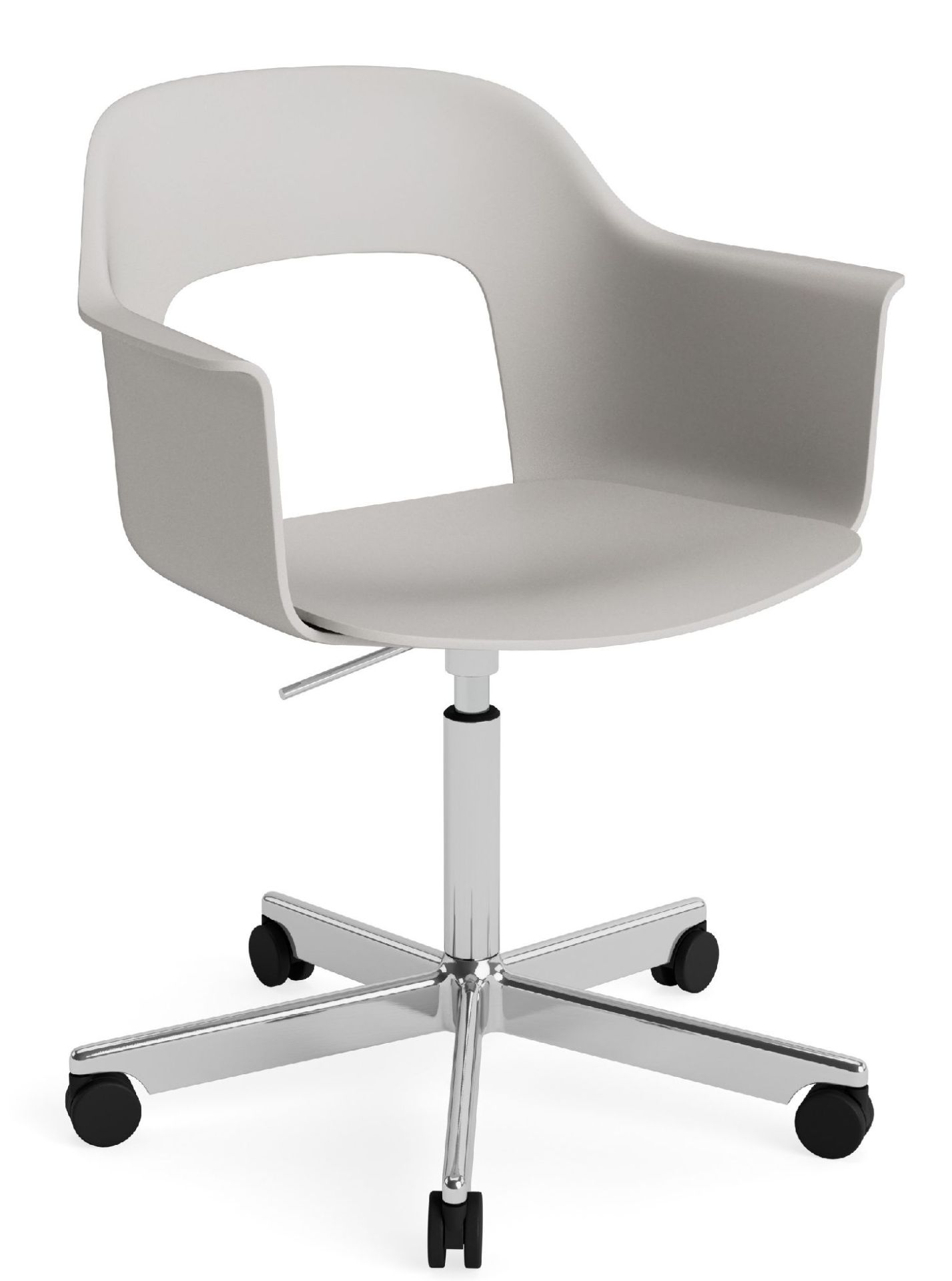 Layout Armchair 241 Fauteuil met 5-sterrenvoet, draaimechanisme met gasveer Hay