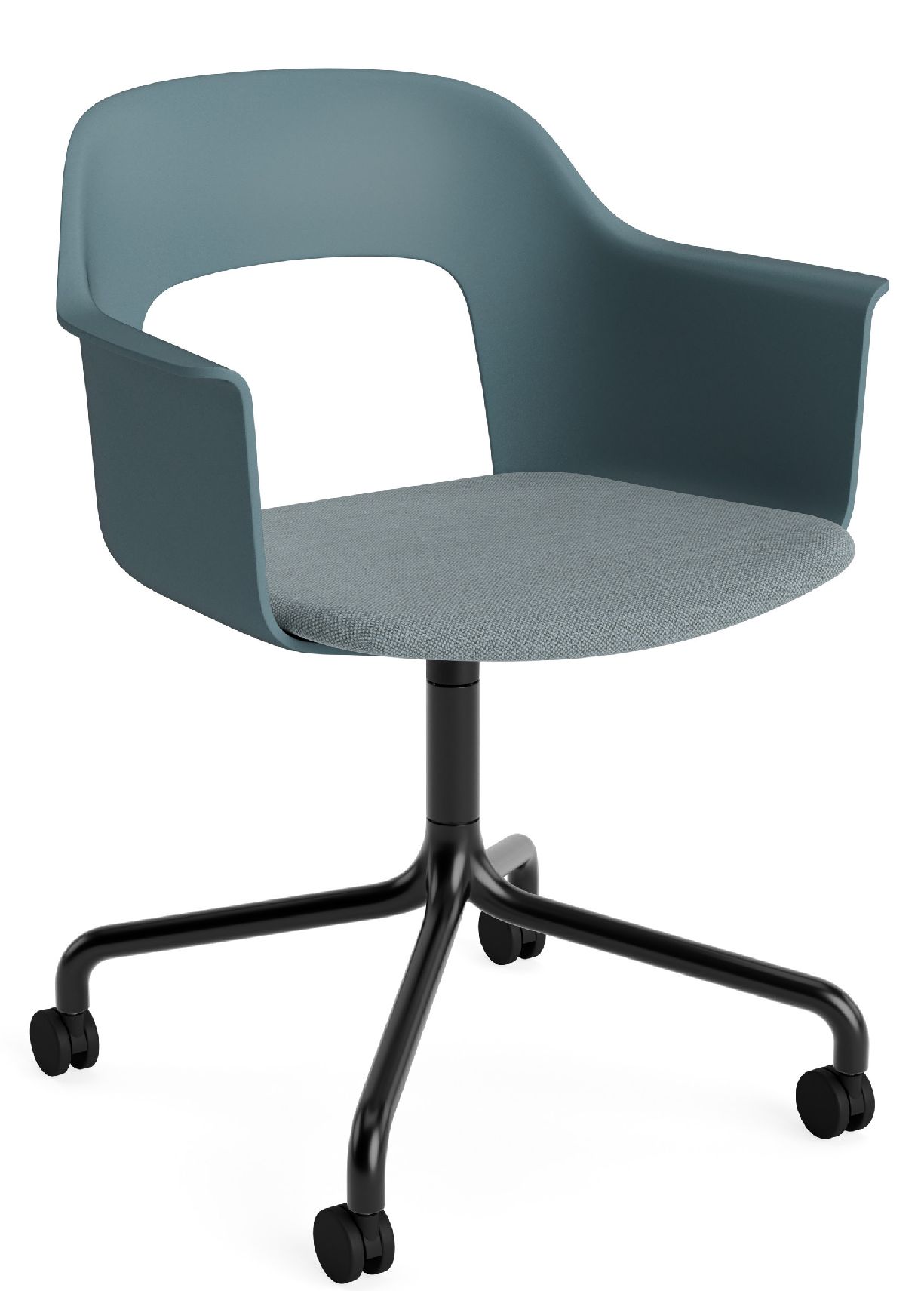 Layout fauteuil 263 met armleuningen van Hay