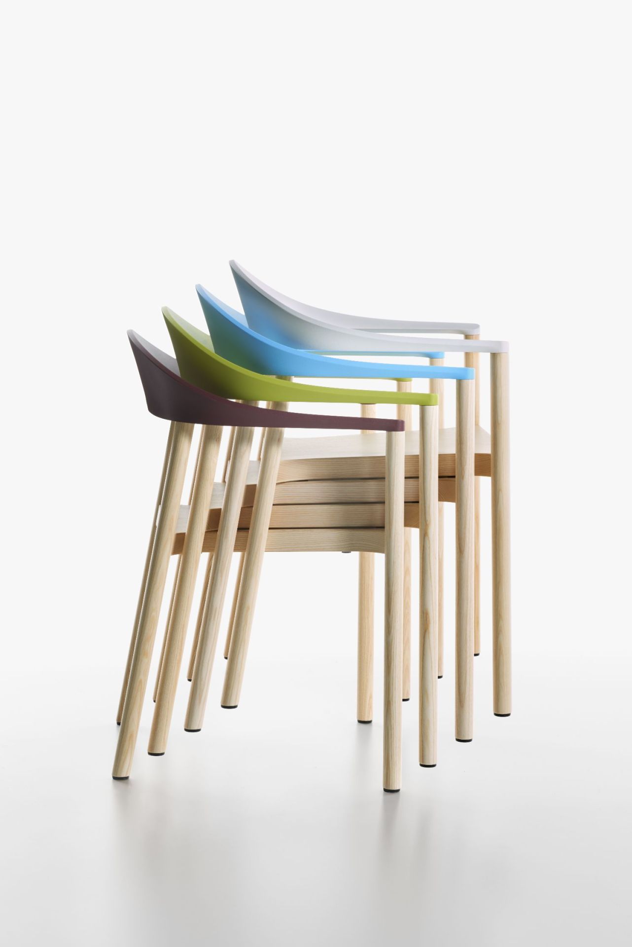 Monza fauteuil met armleuningen Plank