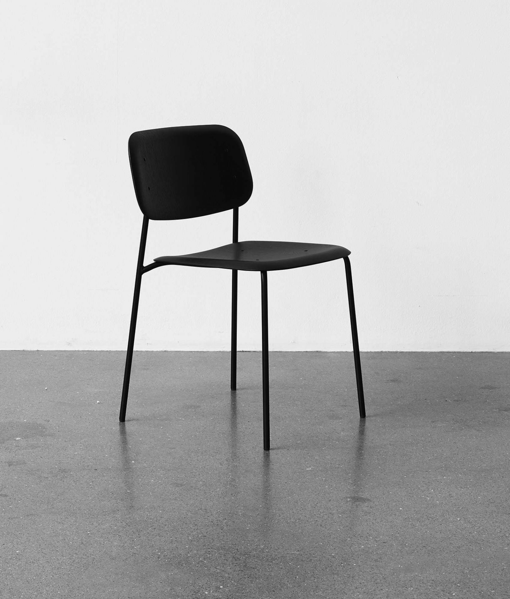Soft Edge 40 Chair stoel Hay – Soft eiken, zwart gebeitst
