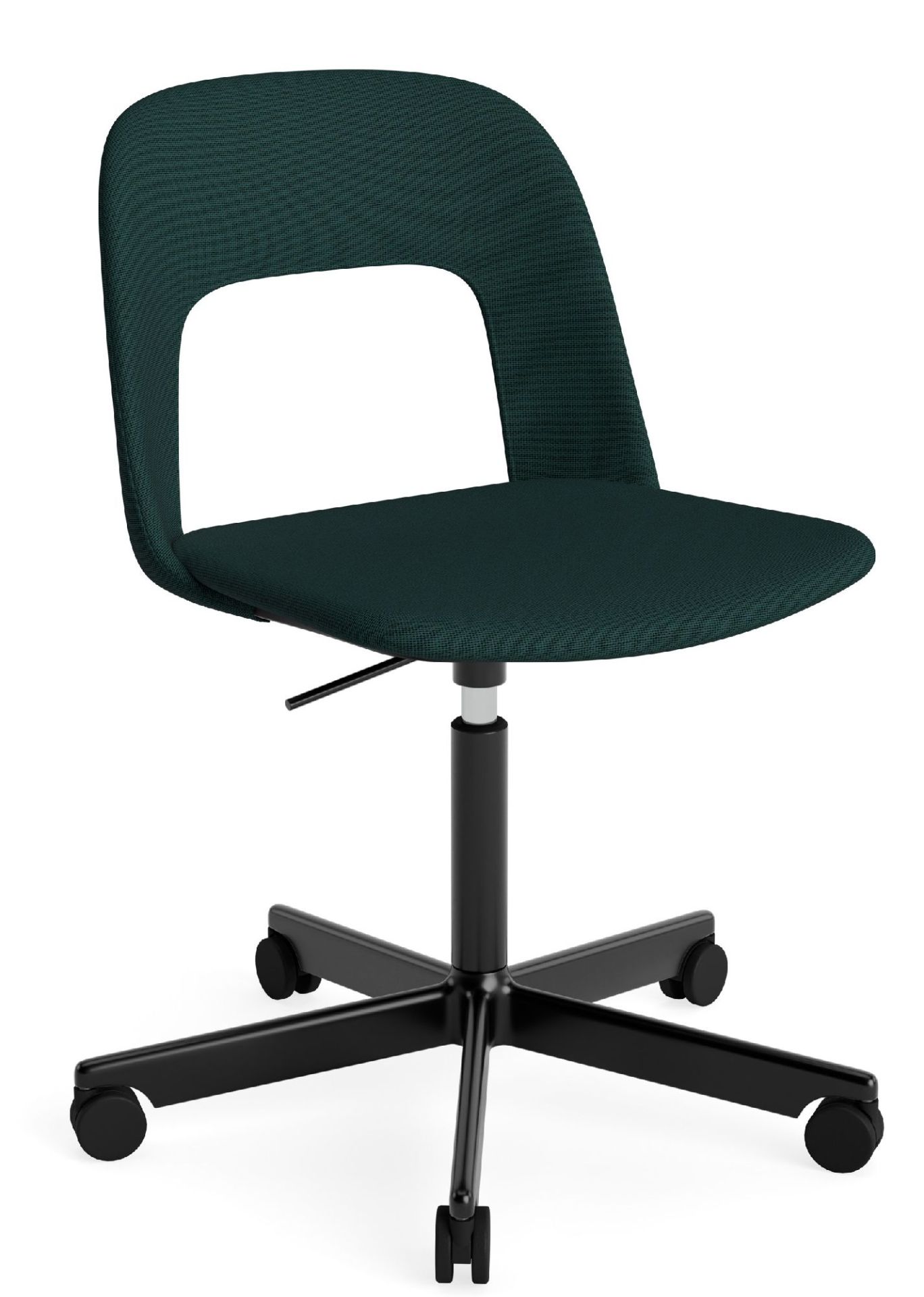 Layout Side Chair 144 stoel met vijfsterrenvoet van Hay