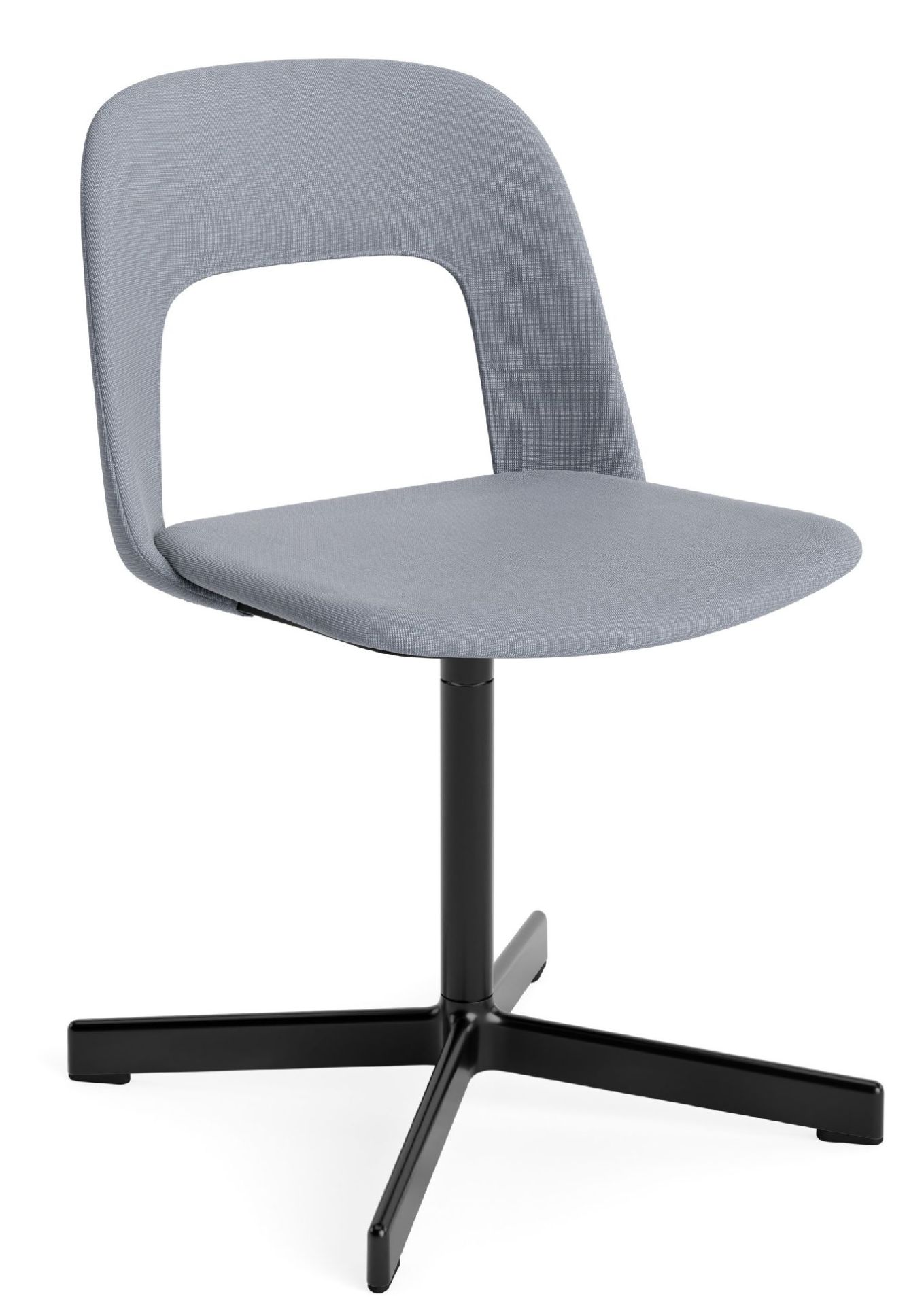 Layout Side Chair 134 stoel met vierpotig draaivoet van Hay