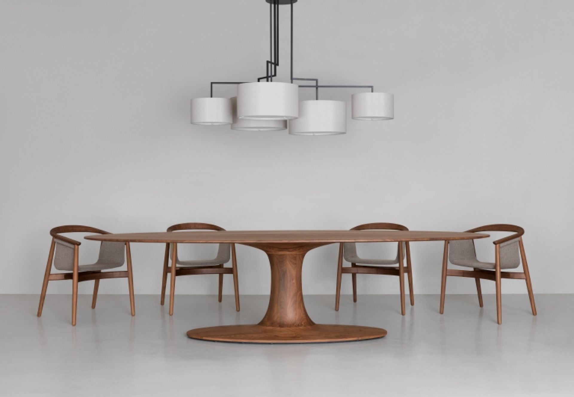 Draaitafel Oval L 300 - 330 cm Eettafel Zeitraum