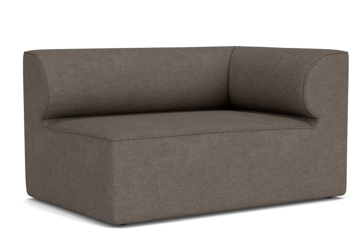 Eave Modular Sofa von Audo Copenhagen, braunes Eckelement für Wohnzimmer, modernes Design.