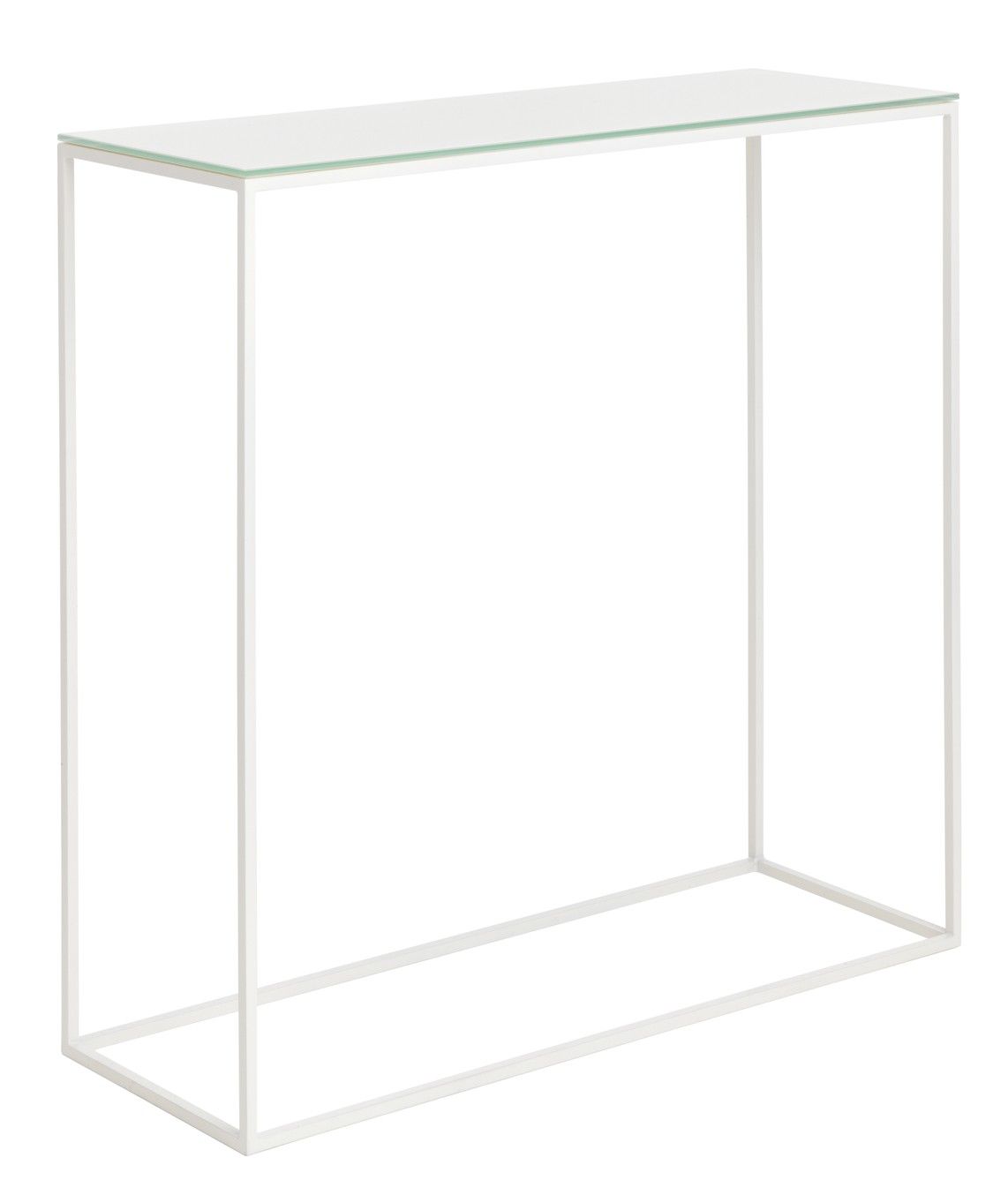 Rackconsoletafel 85 cm breed wit Schönbuch