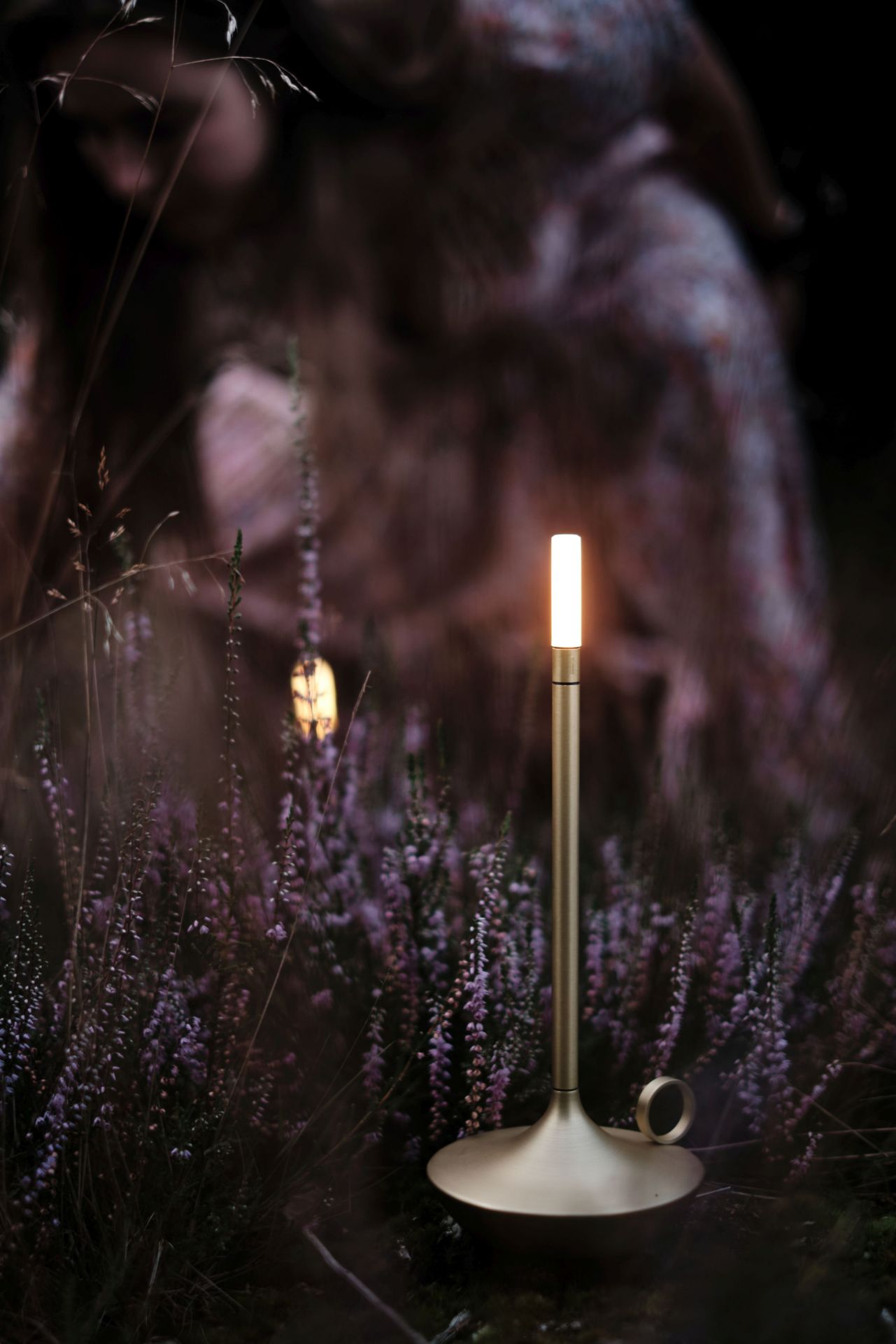 Wick draagbare acculamp / tafellamp met USB Graypants