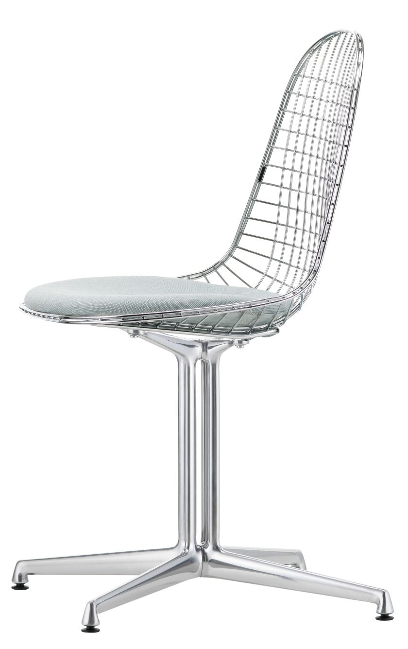 DKL-5 Wire Chair stoel met zitkussen Vitra