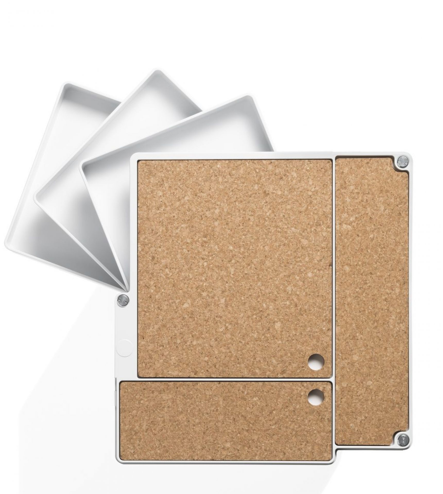 Boby BTOP rolcontainer met platen B-Line Natural Kurk