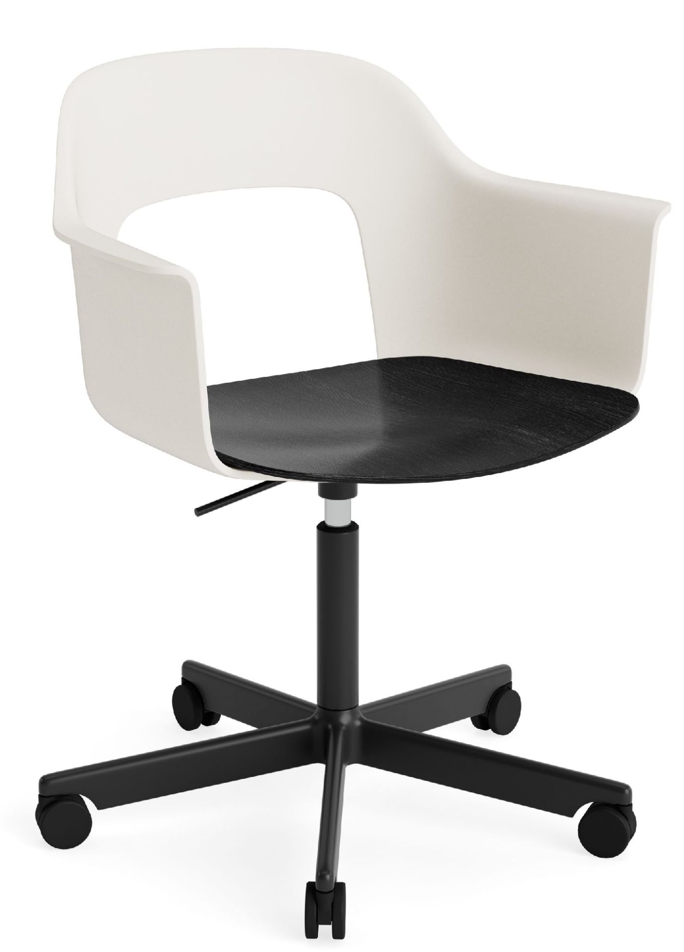 Layout Armchair 242 Fauteuil met 4-sterrenvoet, gasveer en draaifunctie Hay