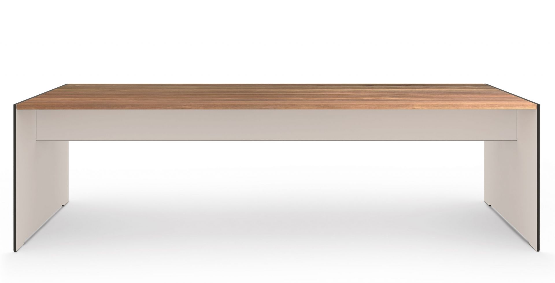 Riva Conmoto Holztisch: Moderner Esstisch mit heller Tischplatte und Beinen, ideal für Esszimmer.