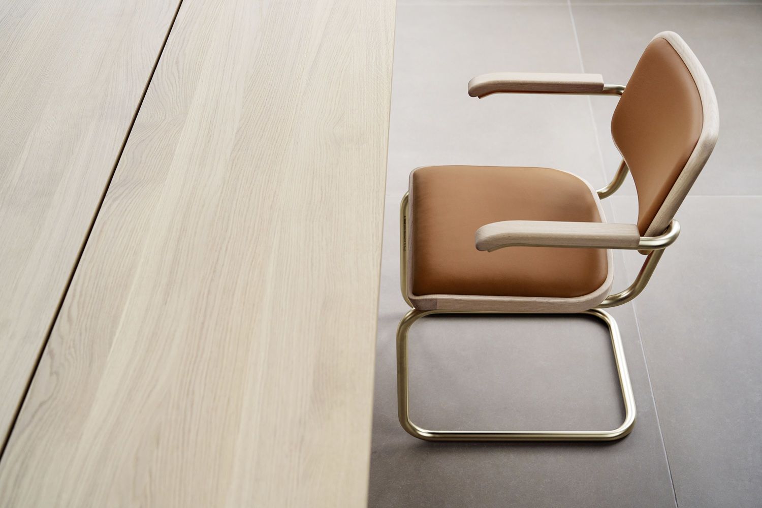 JS. Thonet by Jil Sander S 1070 / S1070 vergadertafel Thonet