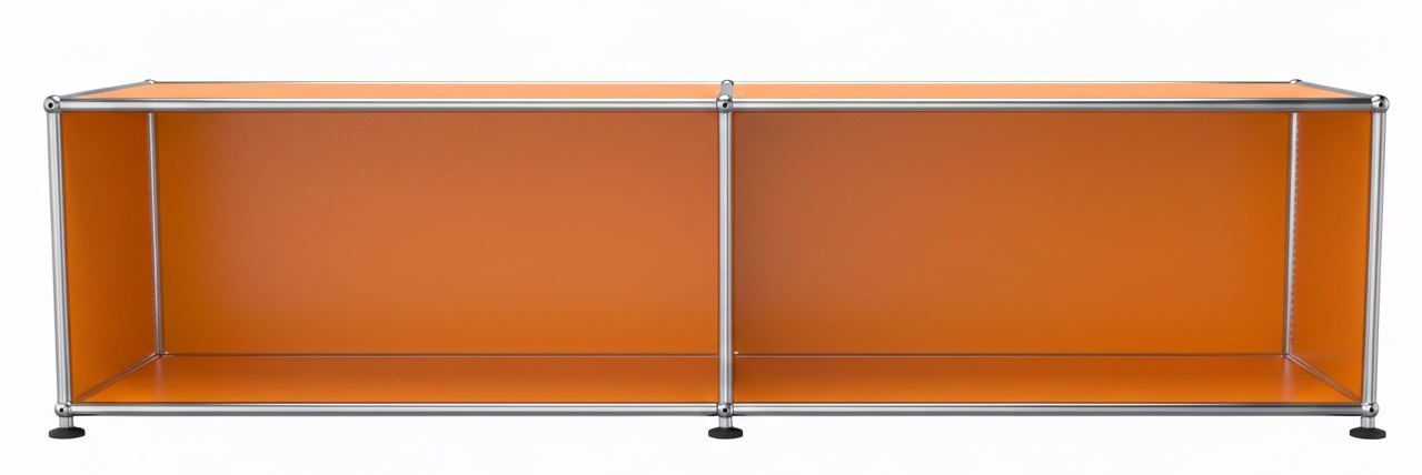 USM Haller Lowboard B 150 cm Open Puur Oranje