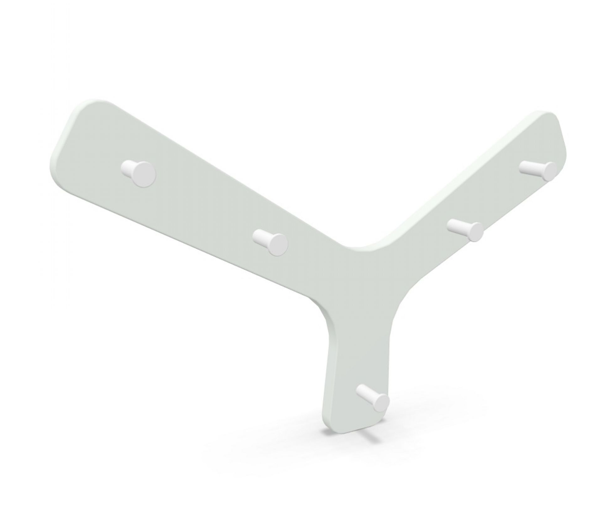Branch wandkapstok wit Cascando