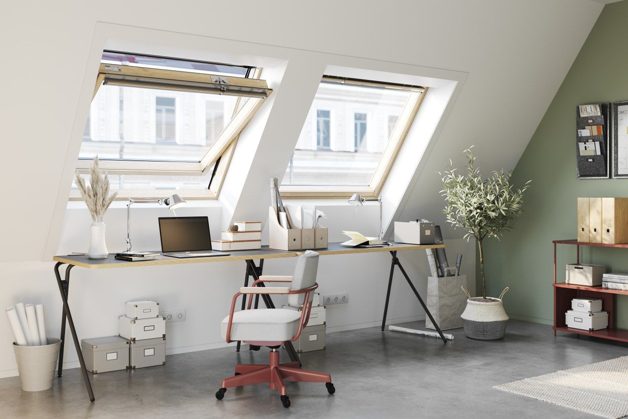 Plato opklapbaar secretaire / bureau van Müller Möbelwerkstätten