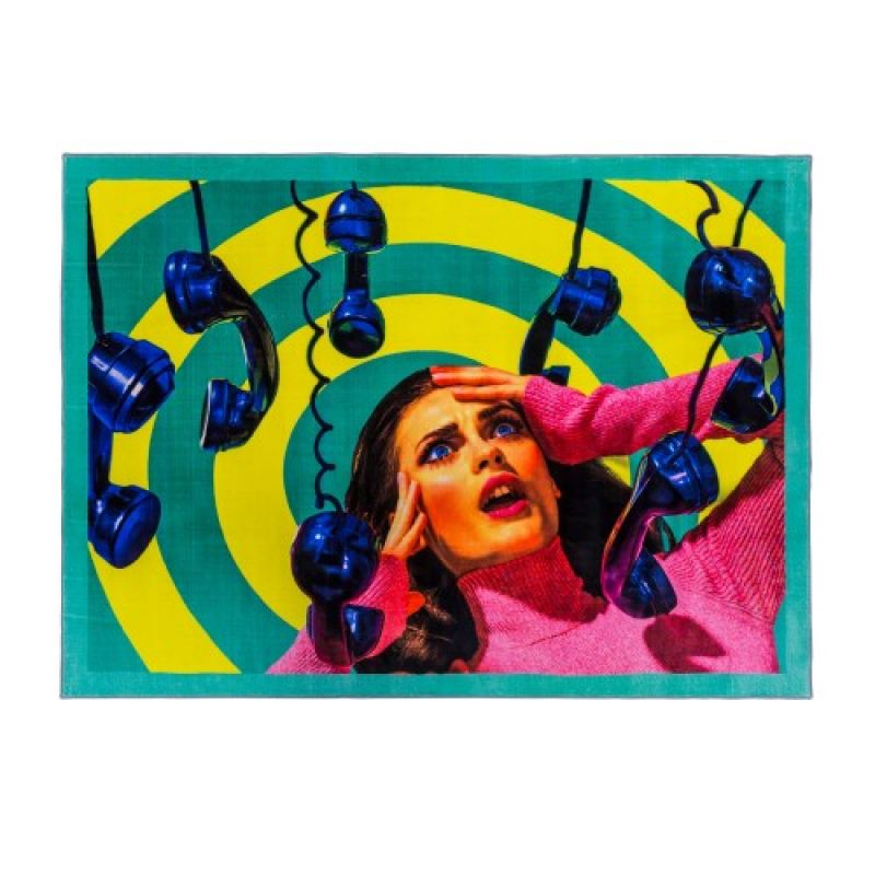 Toiletpapier-tapijt van Seletti