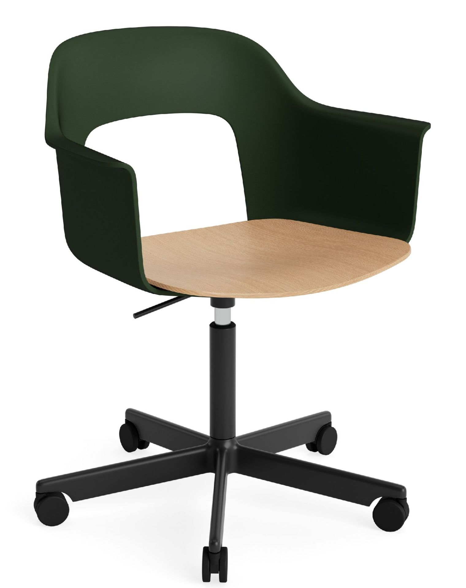 Layout Armchair 242 Fauteuil met 4-sterrenvoet, gasveer en draaifunctie Hay
