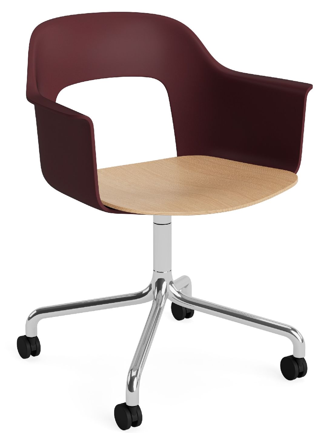 Layout fauteuil 262 met armleuningen van Hay