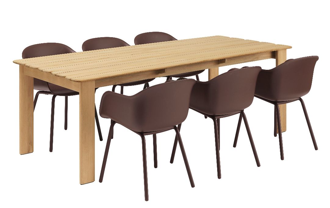 Assemble Table - Teakhouten buitentafel van Muuto