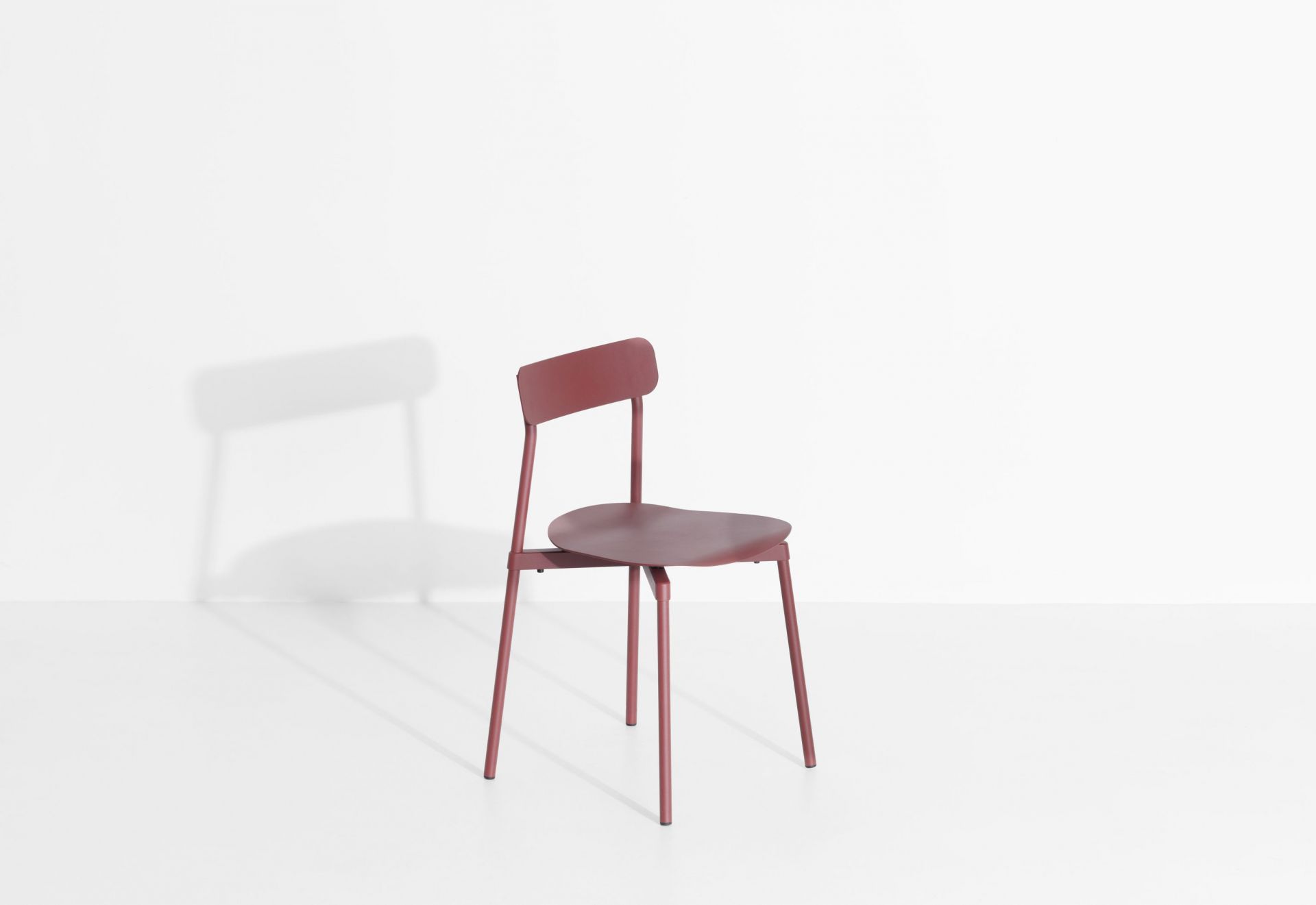 Fromme Chair stoel Petite Friture bruinrood