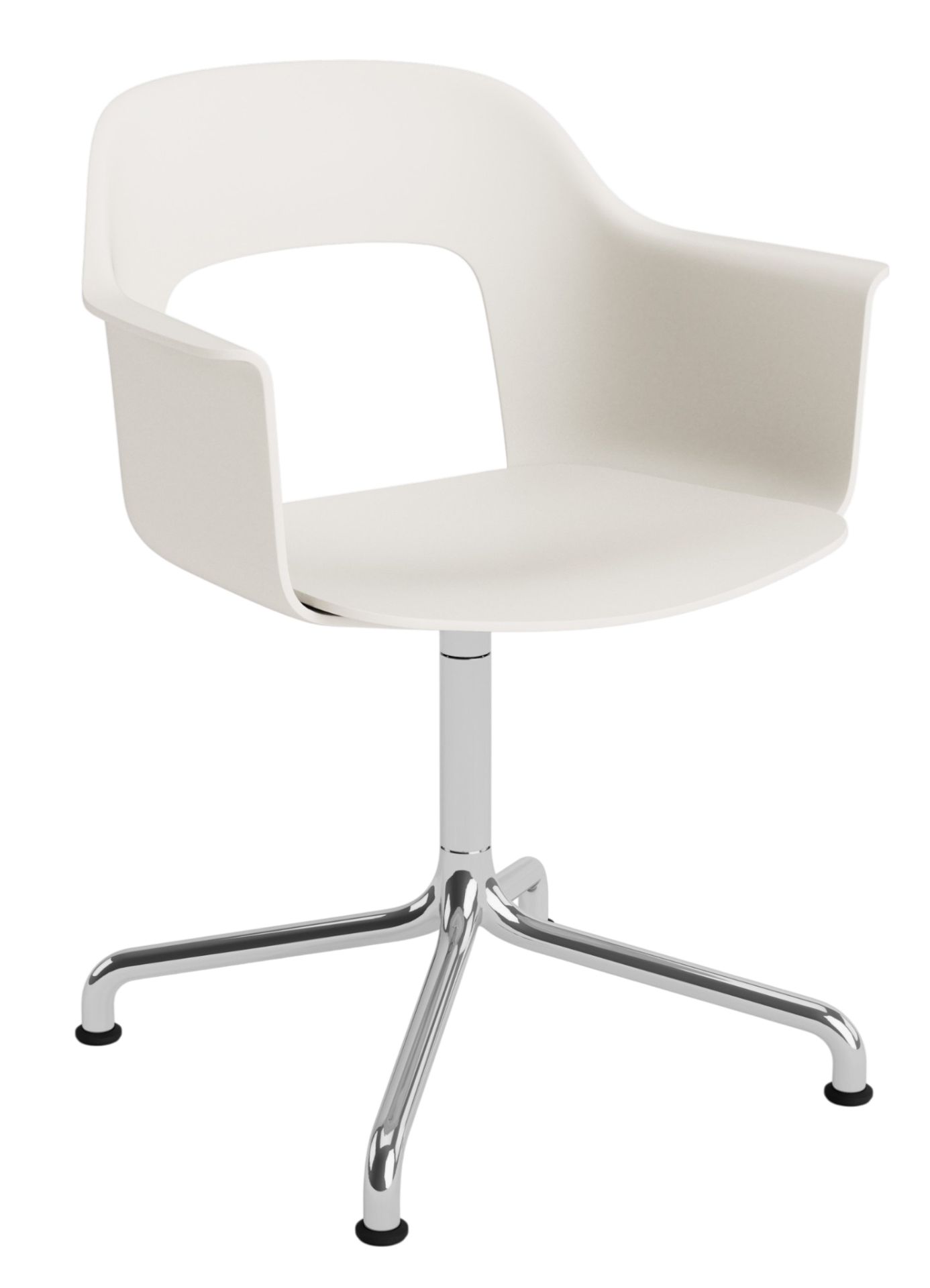 Layout Armchair 251 Fauteuil met 4-sterrenvoet, draaivoet met gebogen voetkruis Hay